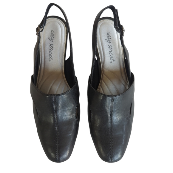 Easy Street Block Heel Formal Dressy Heels 8WW Black - Picture 5 of 16